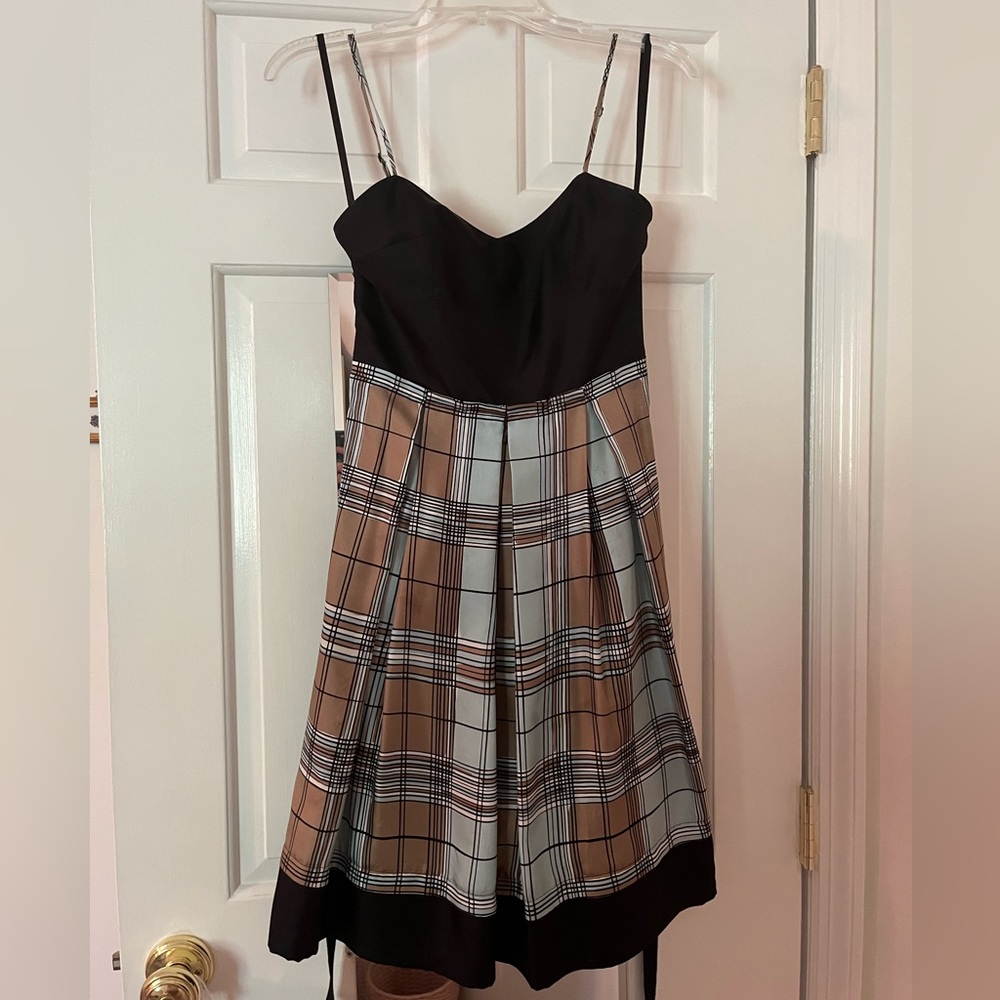 BCBGMaxAzria Silk Midi Dress